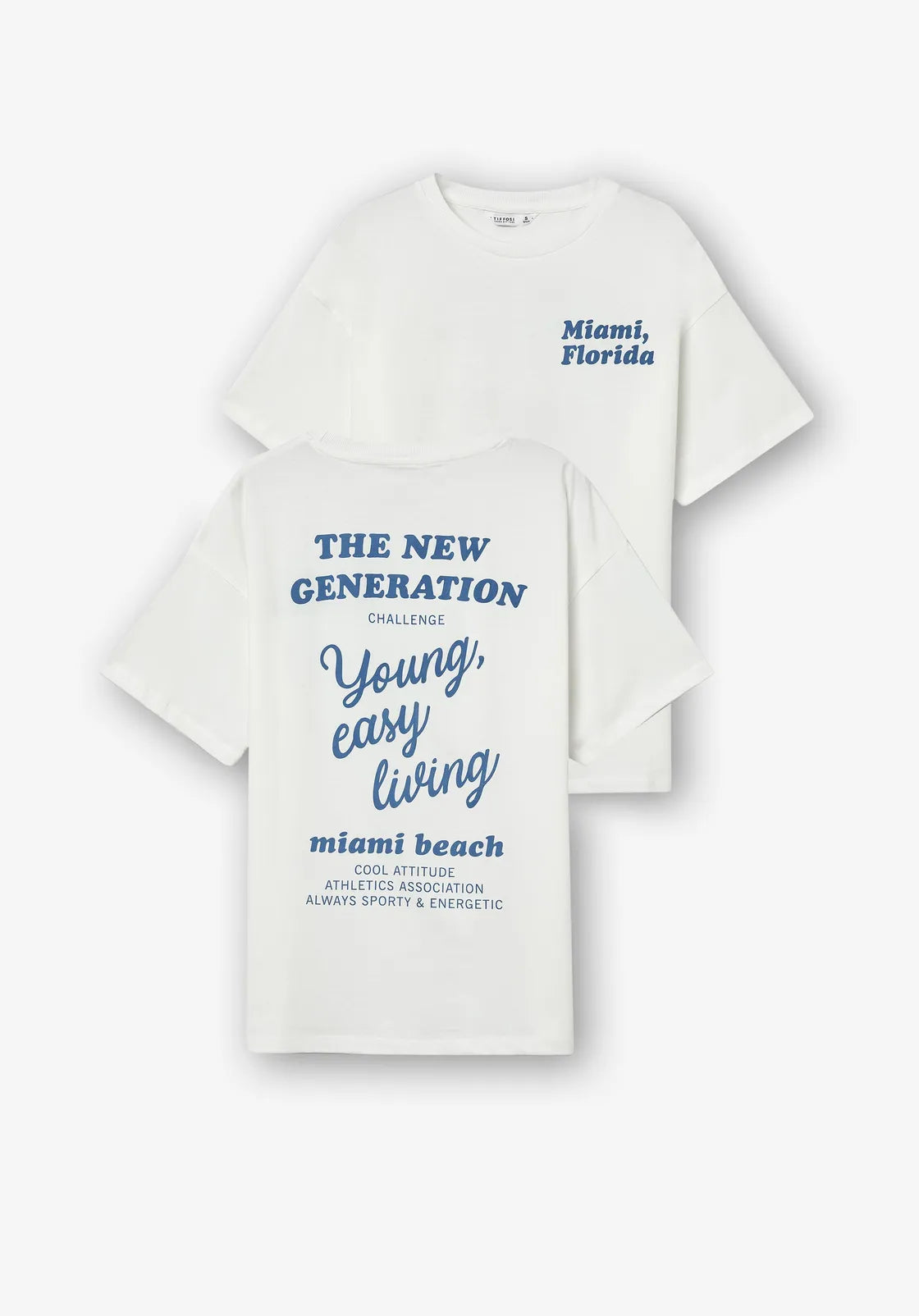 Camiseta manga corta con estampado.