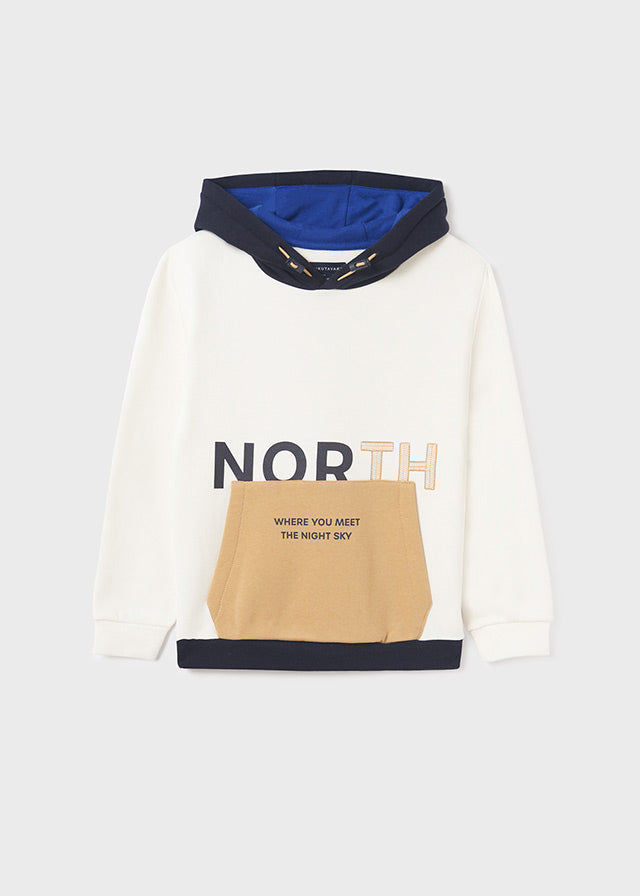 Sudadera contrastes