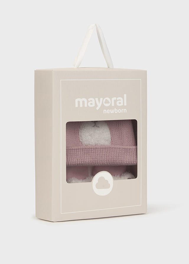 Set de gorro y calcetines manoplas