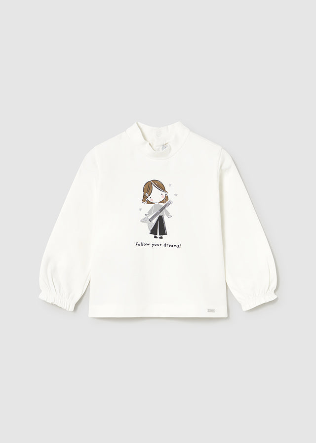 Camiseta semicisne