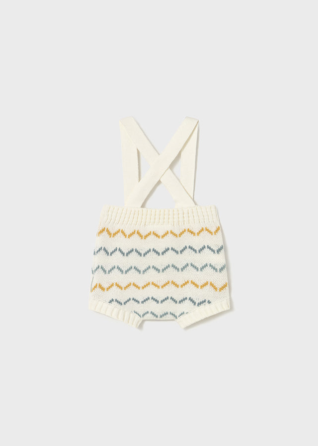 Conjunto pantalón corto tricot