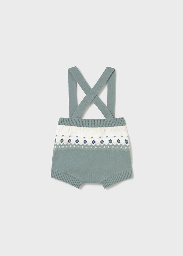 Conjunto pantalón corto tricot