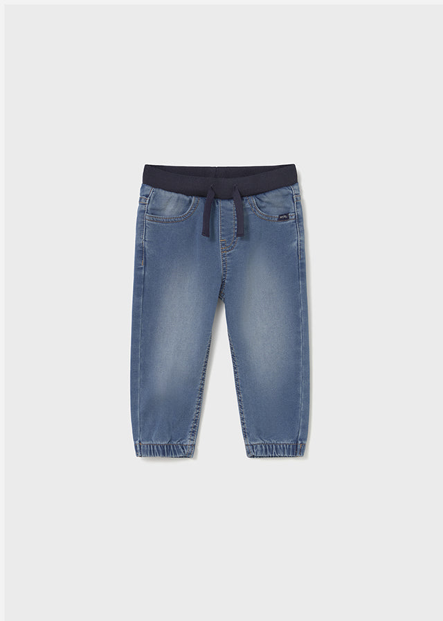 Pantalón soft denim jogger