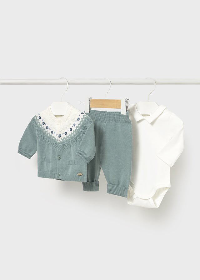 Conjunto de 3 piezas tricot