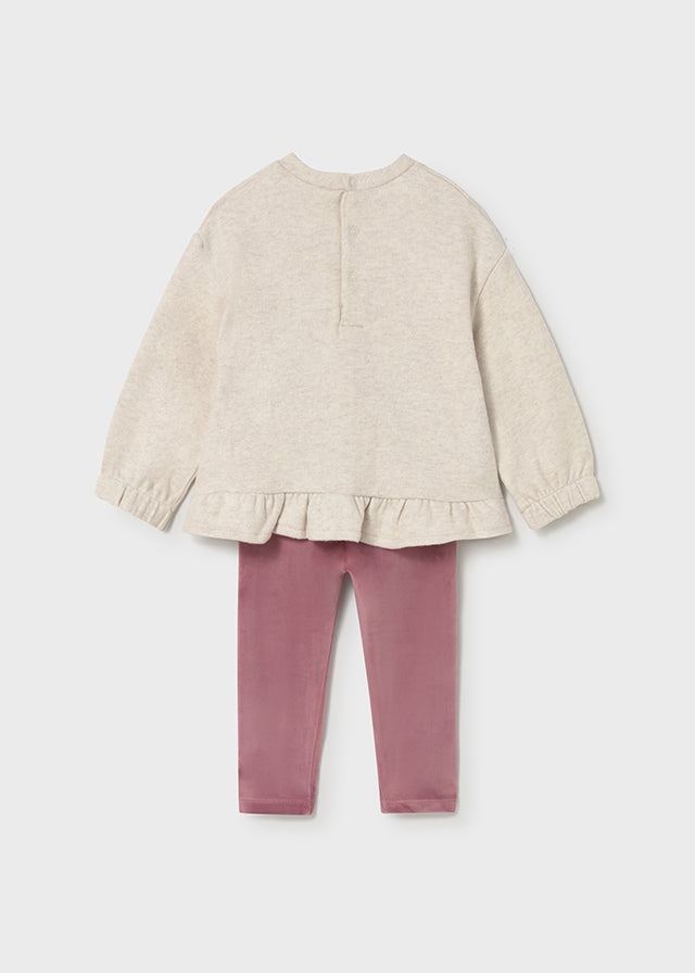 Conjunto de sudadera y legging