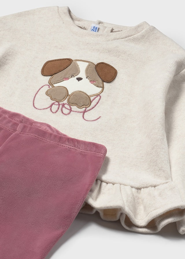 Conjunto de sudadera y legging