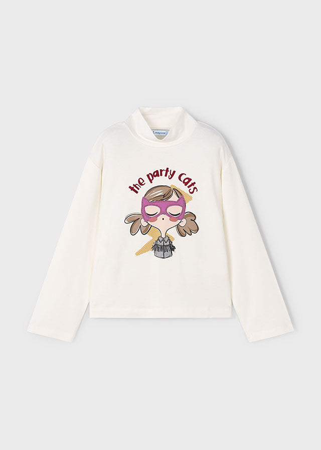 Camiseta semicisne
