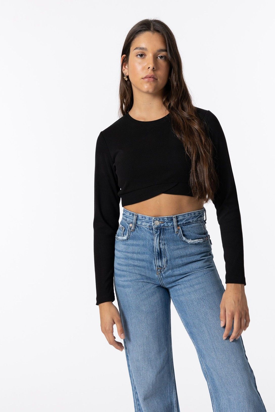 Camiseta Manga Larga Mosca Negra
