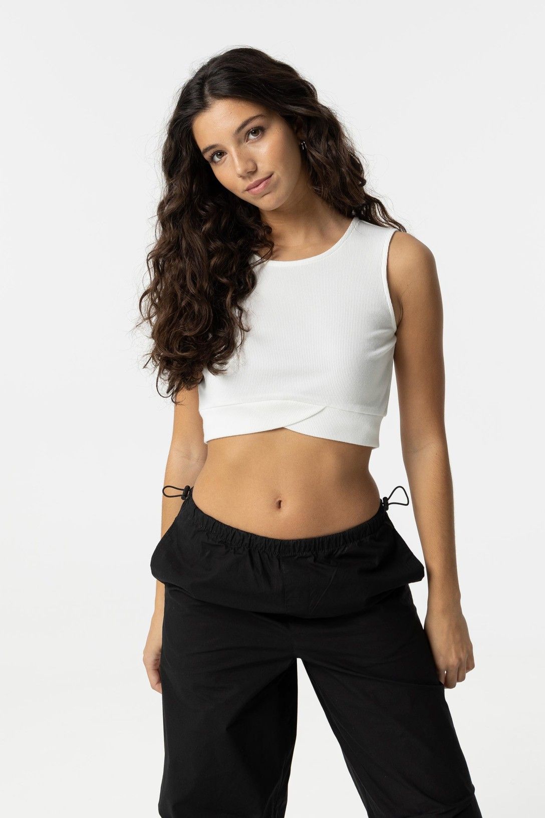 Top Blanco Canalé