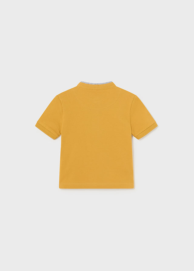 Polo manga corta cuello mao