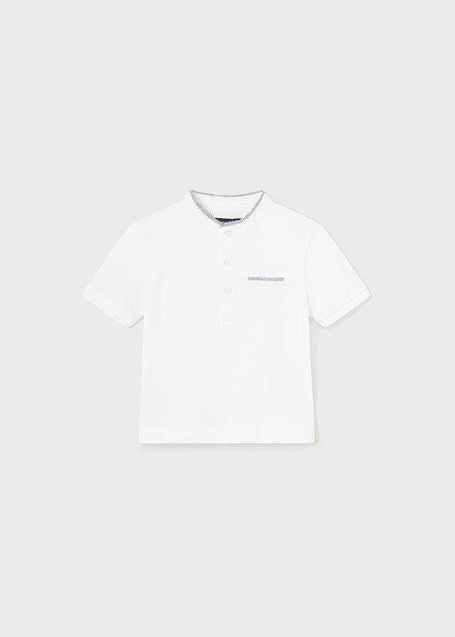 Polo manga corta cuello mao