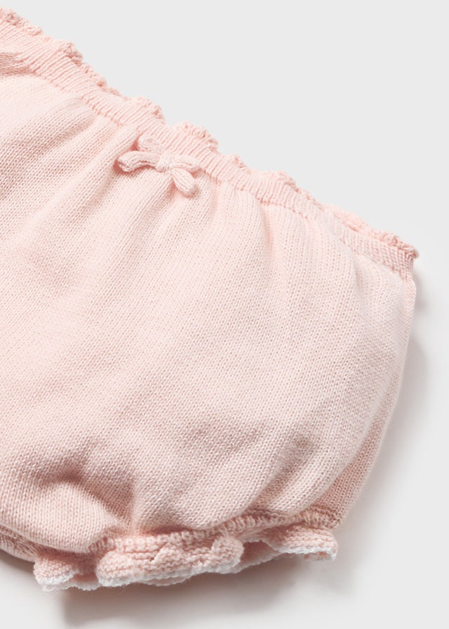 Conjunto vestir short tricot