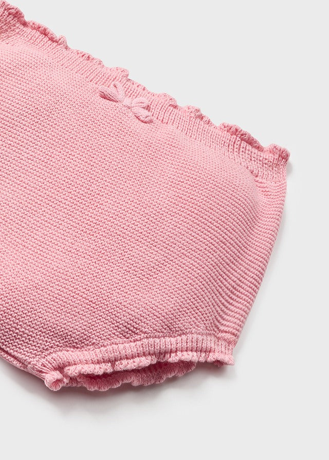 Conjunto vestir short tricot