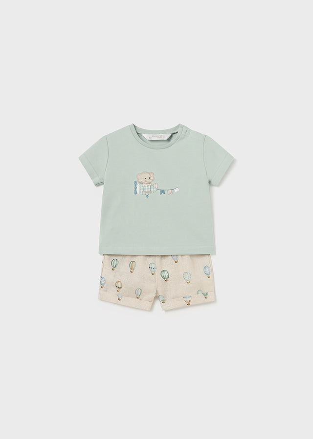 Conjunto Pantalón corto y camiseta