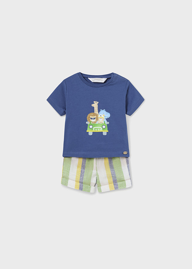 Conjunto pantalón corto y camiseta