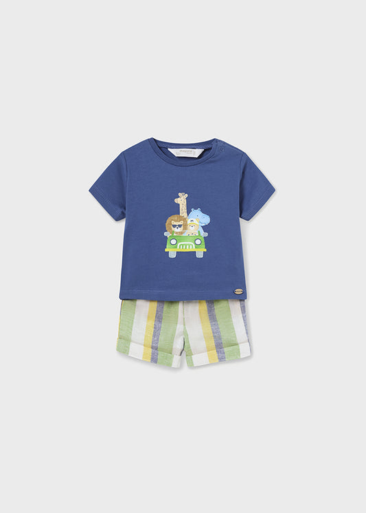 Conjunto pantalón corto y camiseta