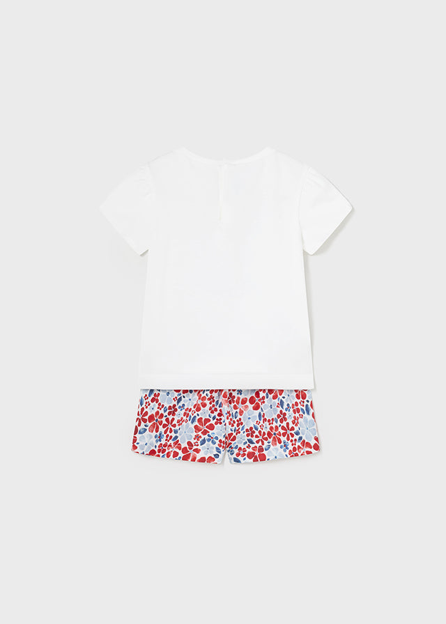 Conjunto camiseta y bermuda.
