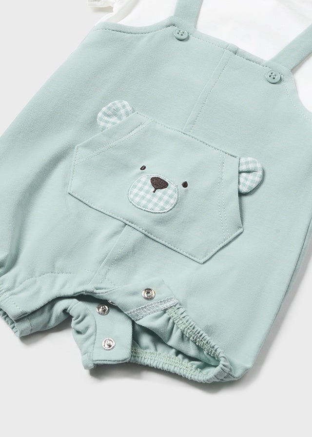 Pelele peto de punto y gorro