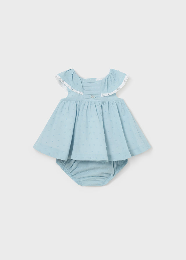 Vestido plumeti con braguita