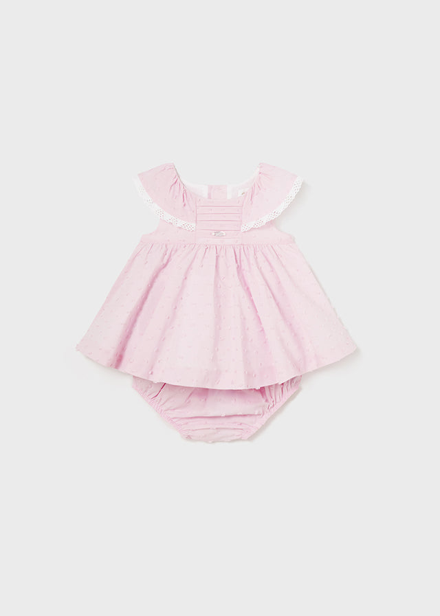 Vestido plumeti con braguita