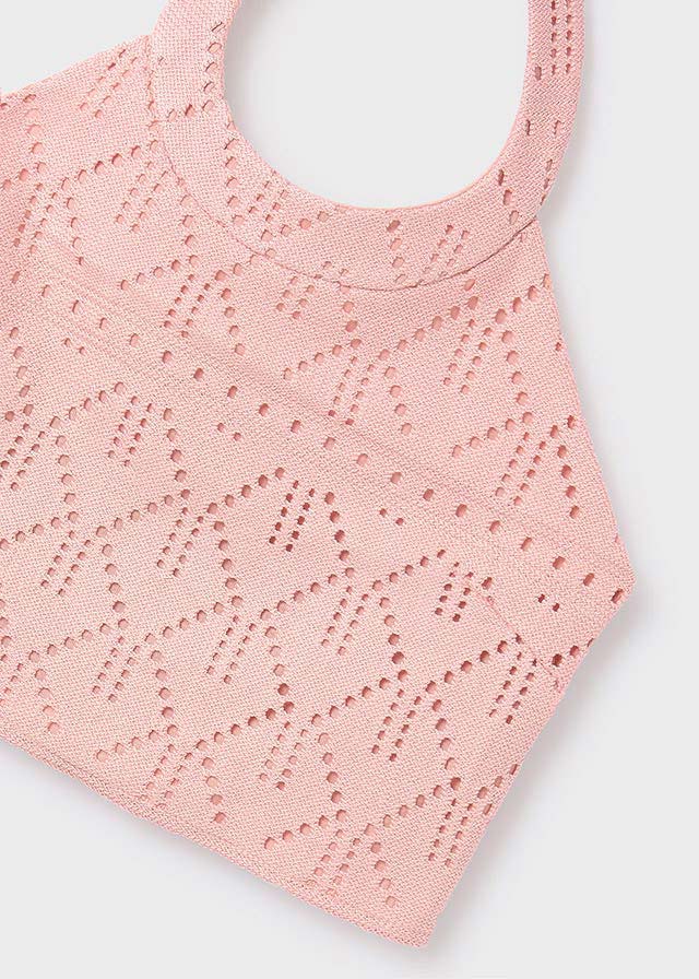 Top calado nude