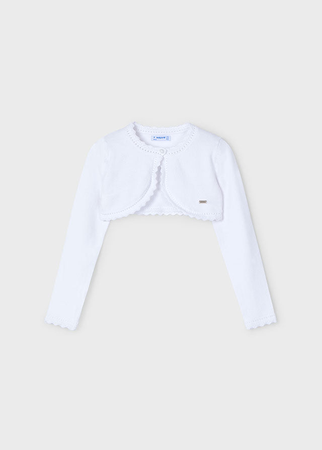 Bolero color blanco