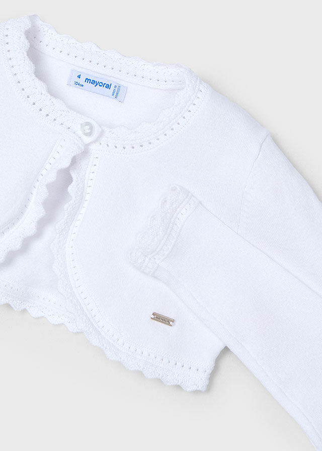 Bolero color blanco