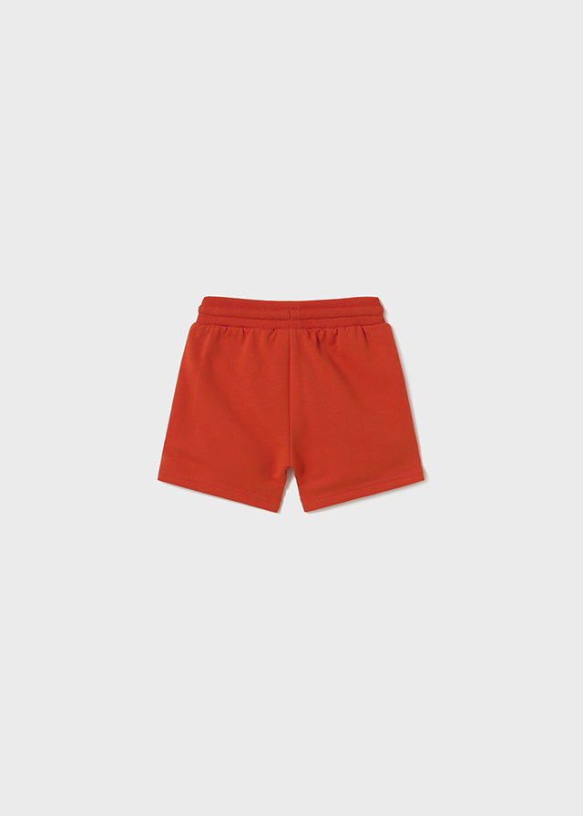 Bermuda algodón color rojo