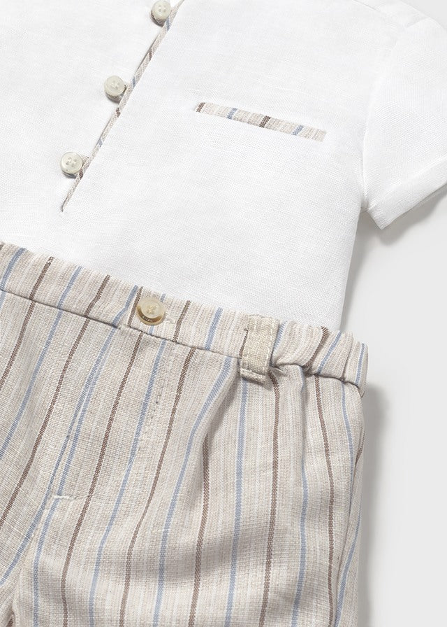 Conjunto pantalón corto y camisa
