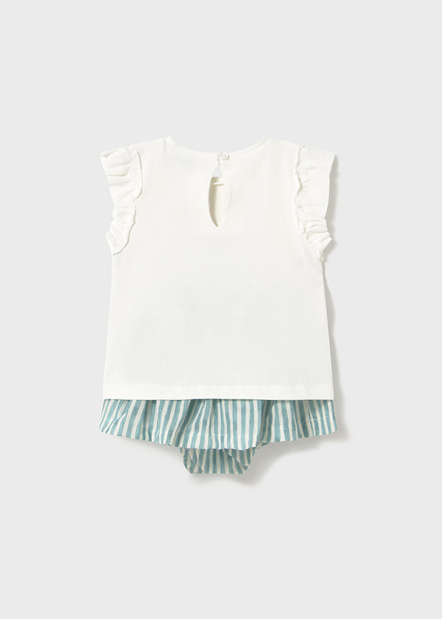 Conjunto 2 piezas camiseta y braguita.