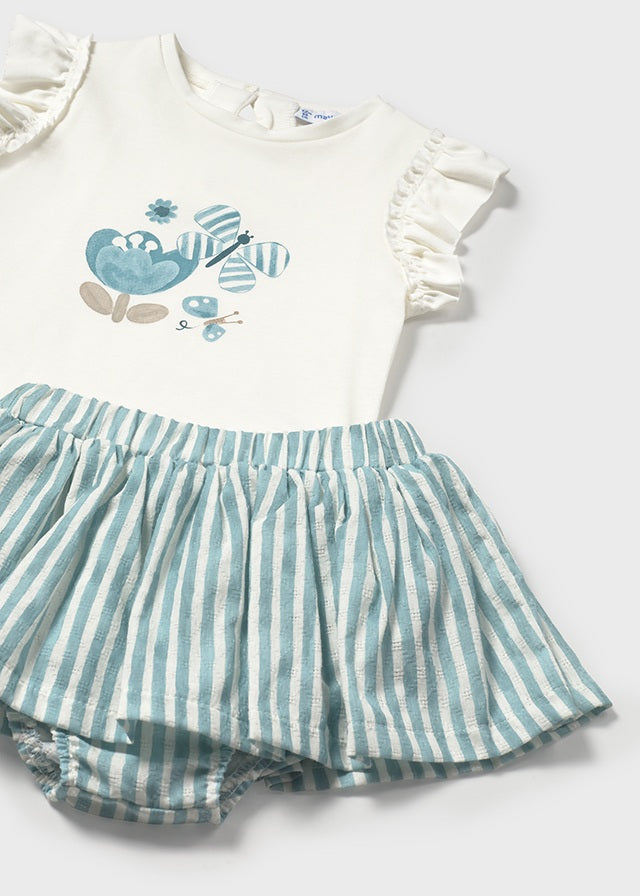 Conjunto 2 piezas camiseta y braguita.