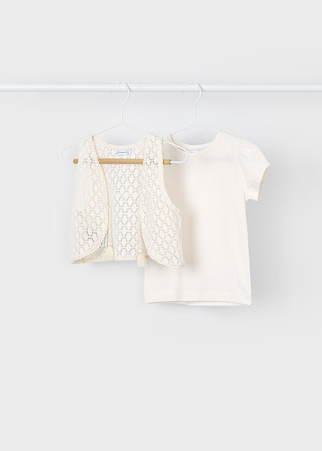 Camiseta con chaleco