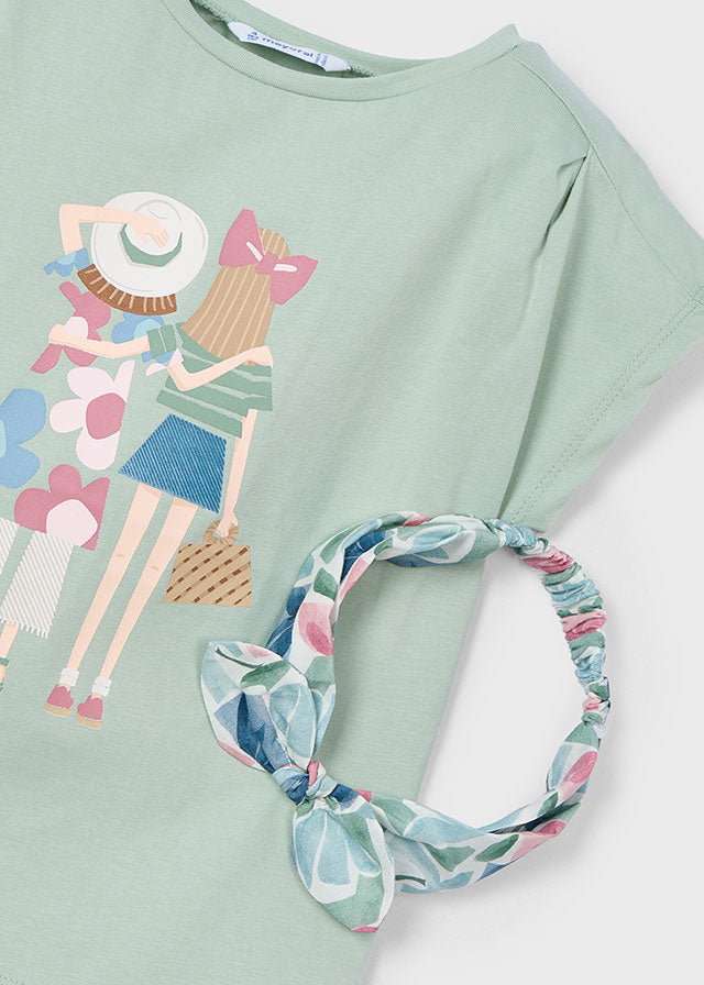 Camiseta con diadema