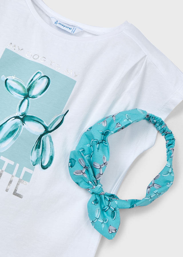 Camiseta con diadema