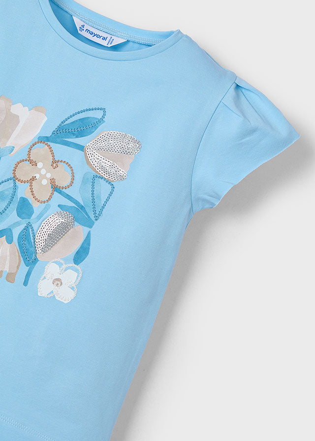 Camiseta celeste