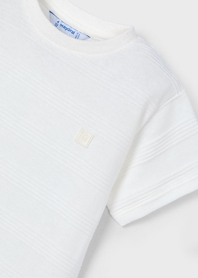 Camiseta punto blanca