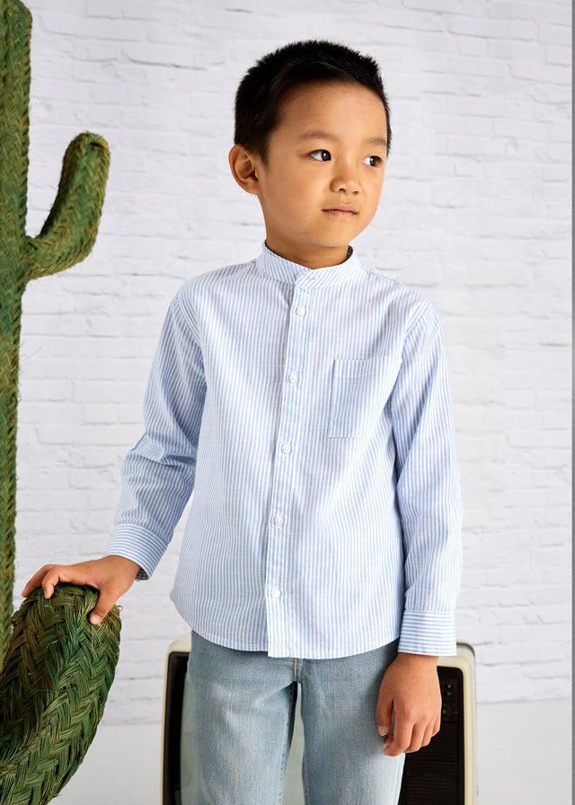 Camisa cuello mao