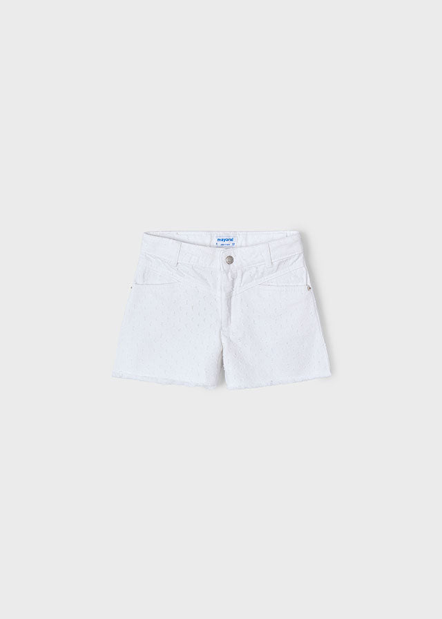 Pantalón corto sarga