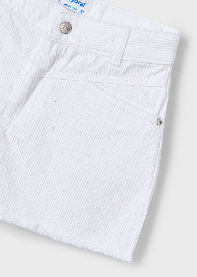 Pantalón corto sarga