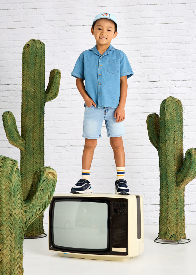 Bermuda soft denim
