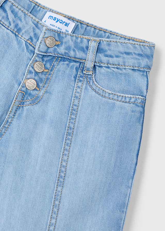 Pantalón largo denim suave