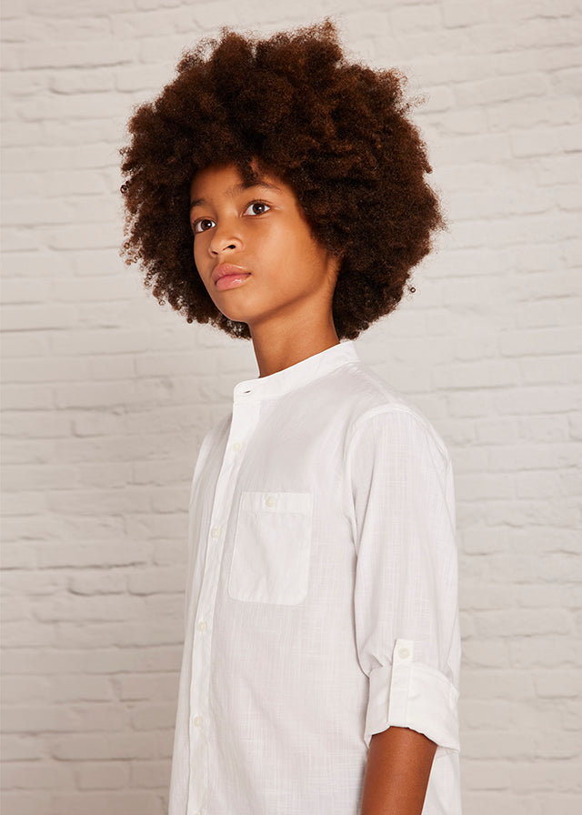 Camisa cuello mao