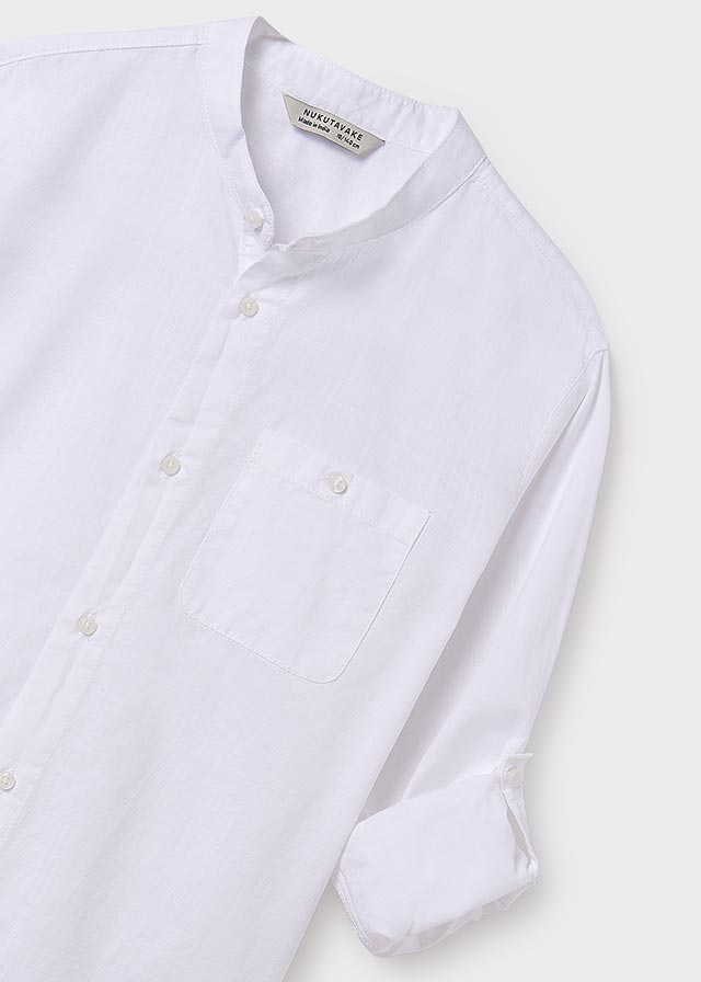 Camisa cuello mao
