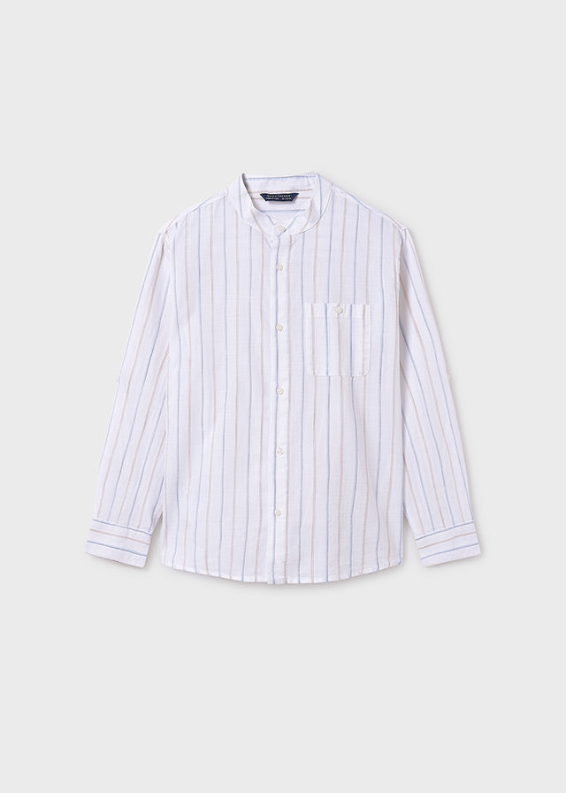 Camisa cuello mao