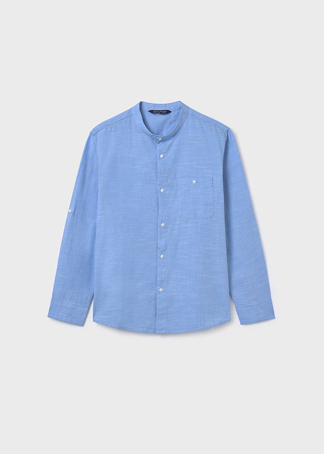 Camisa cuello mao