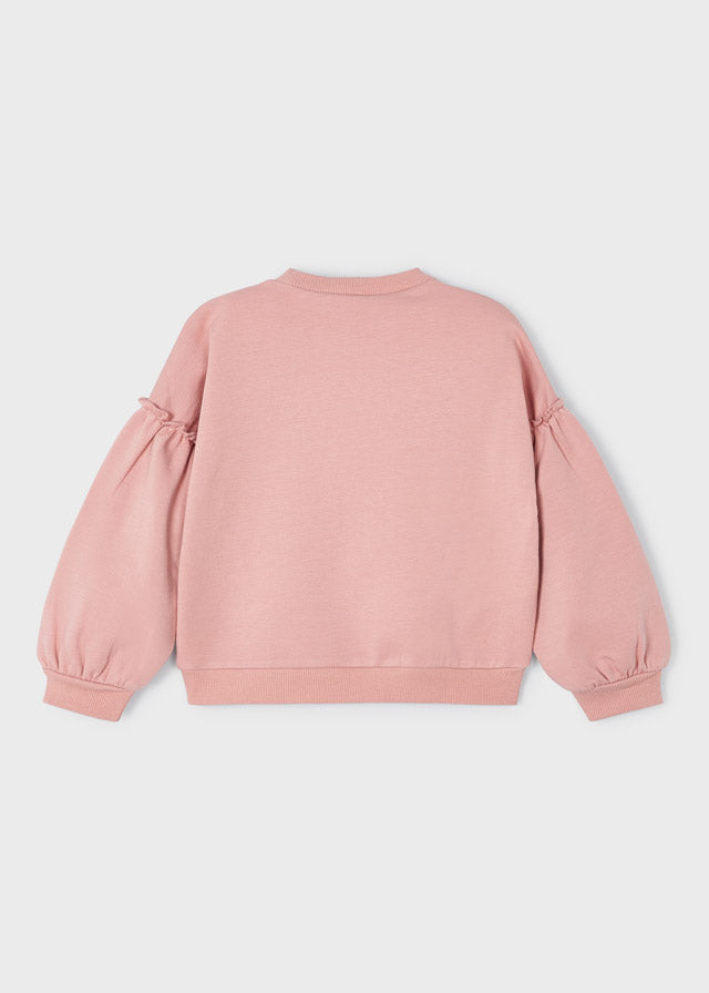 Sudadera rosa nude