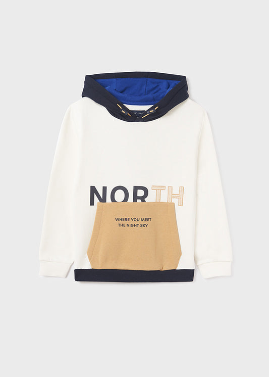 Sudadera contrastes