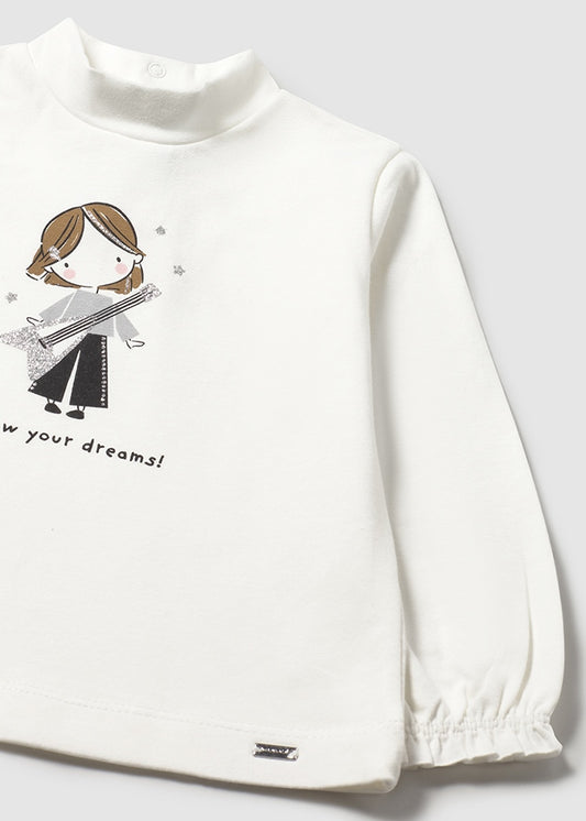 Camiseta semicisne