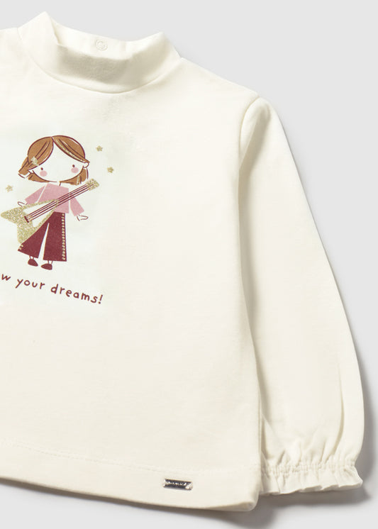 Camiseta semicisne