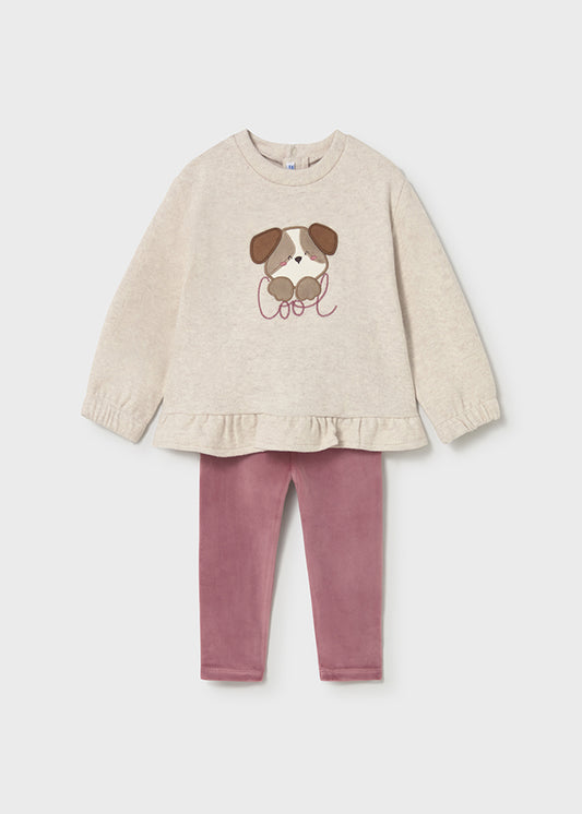 Conjunto de sudadera y legging